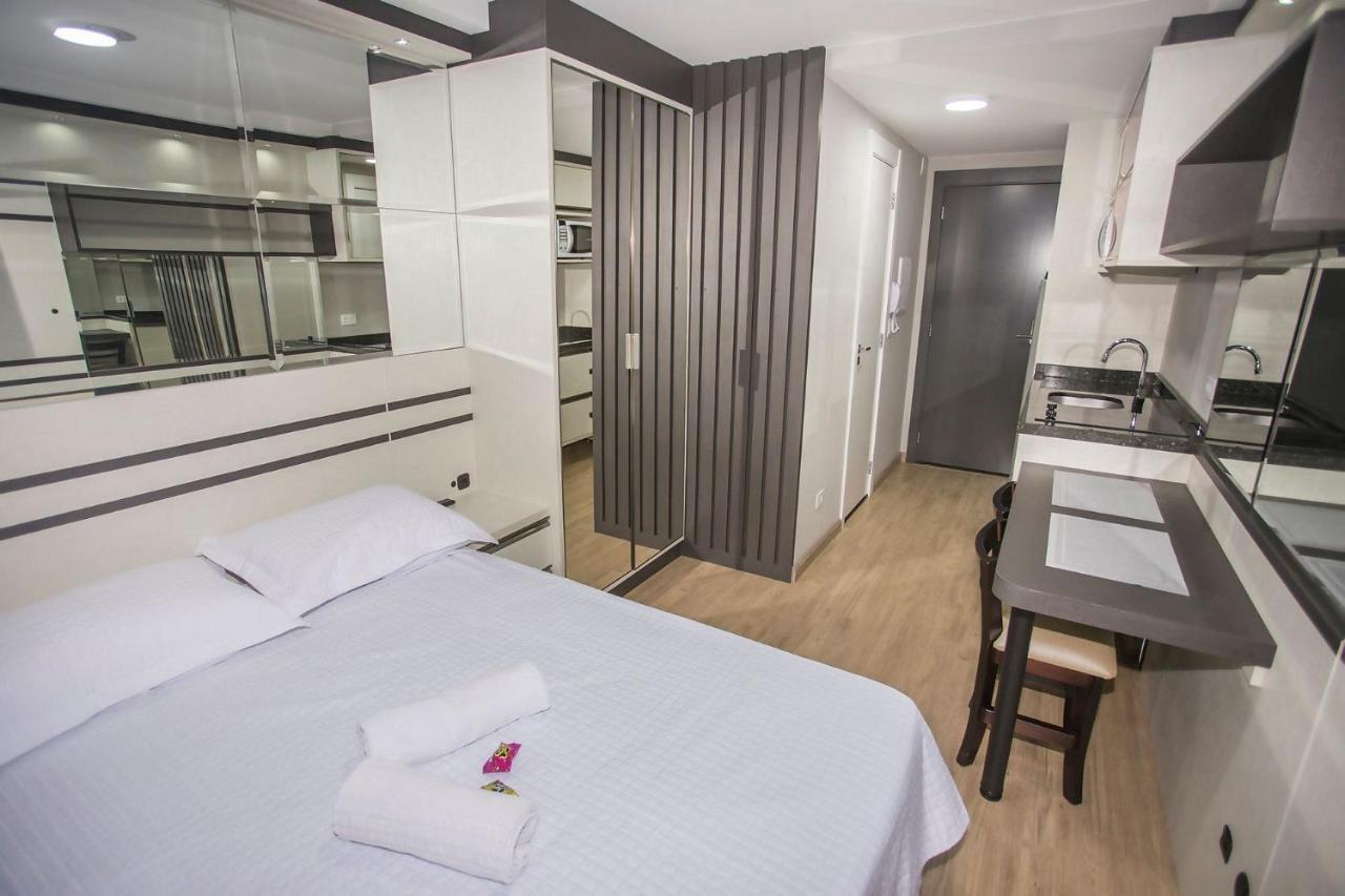 Studio Moderno No Centro De Curitiba - All1206 외부 사진
